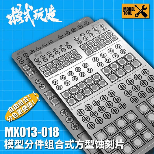 MOSHI M.S. MX013-016  Model Detail Modification Metal Etching