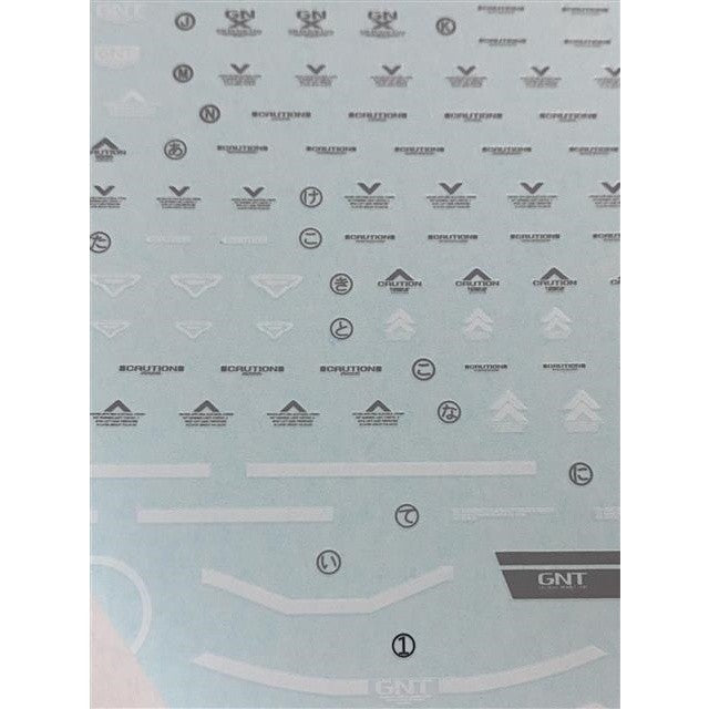 20250722 XUEYAN XY / SNOW FLAME MG GNX-603T GN-X Fluorescence Water slide decal