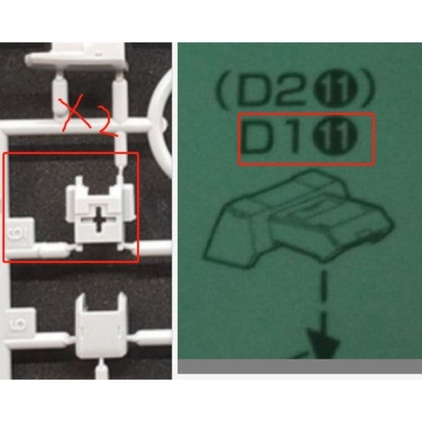 CB butcher parts for RG MK II AEUG B3 D2-7