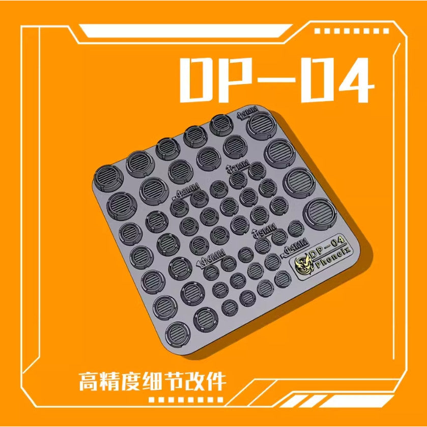 Phoenix 3D print DP-04 Circular heat dissipation hole Bosster Paster General Use detail upgrade parts no kits Collectibles