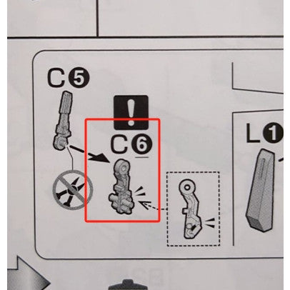 CB MG 32 butcher parts for  Zeta Ver.ka