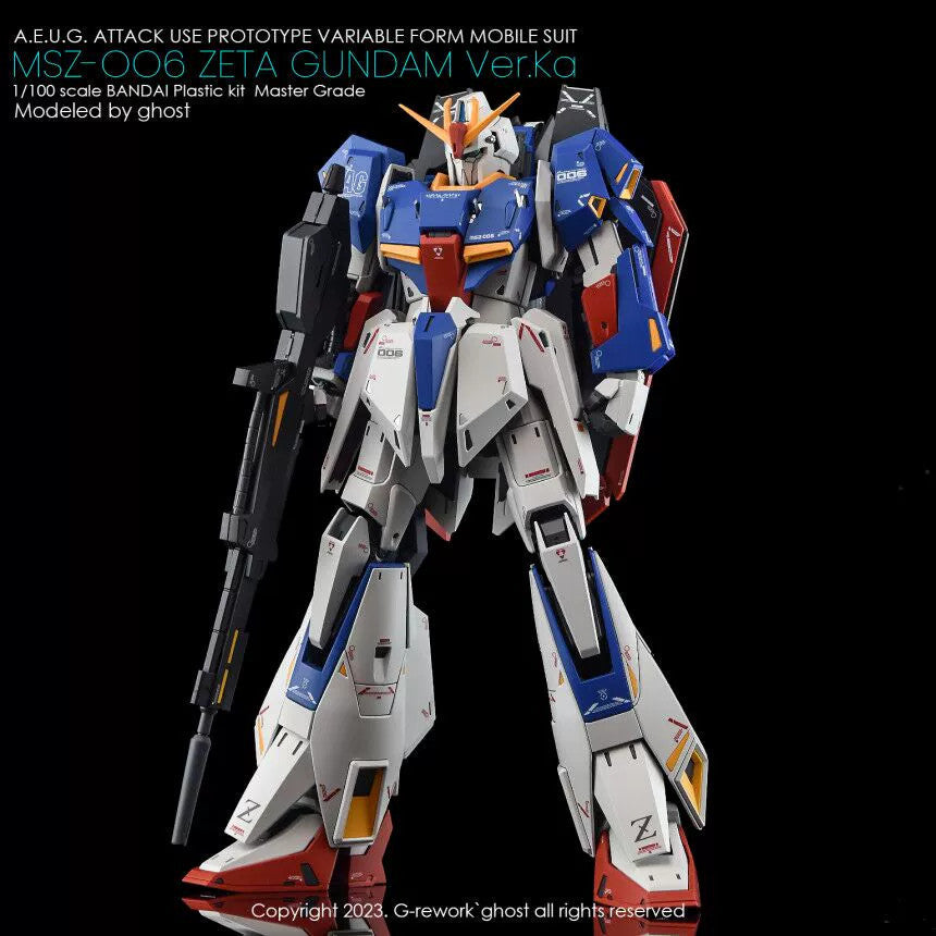 YAN FLAME GHOST MG Z  ZETA Ver.Ka 20TH Fluo Type Water Slide Decal (YANMG030) 20250721