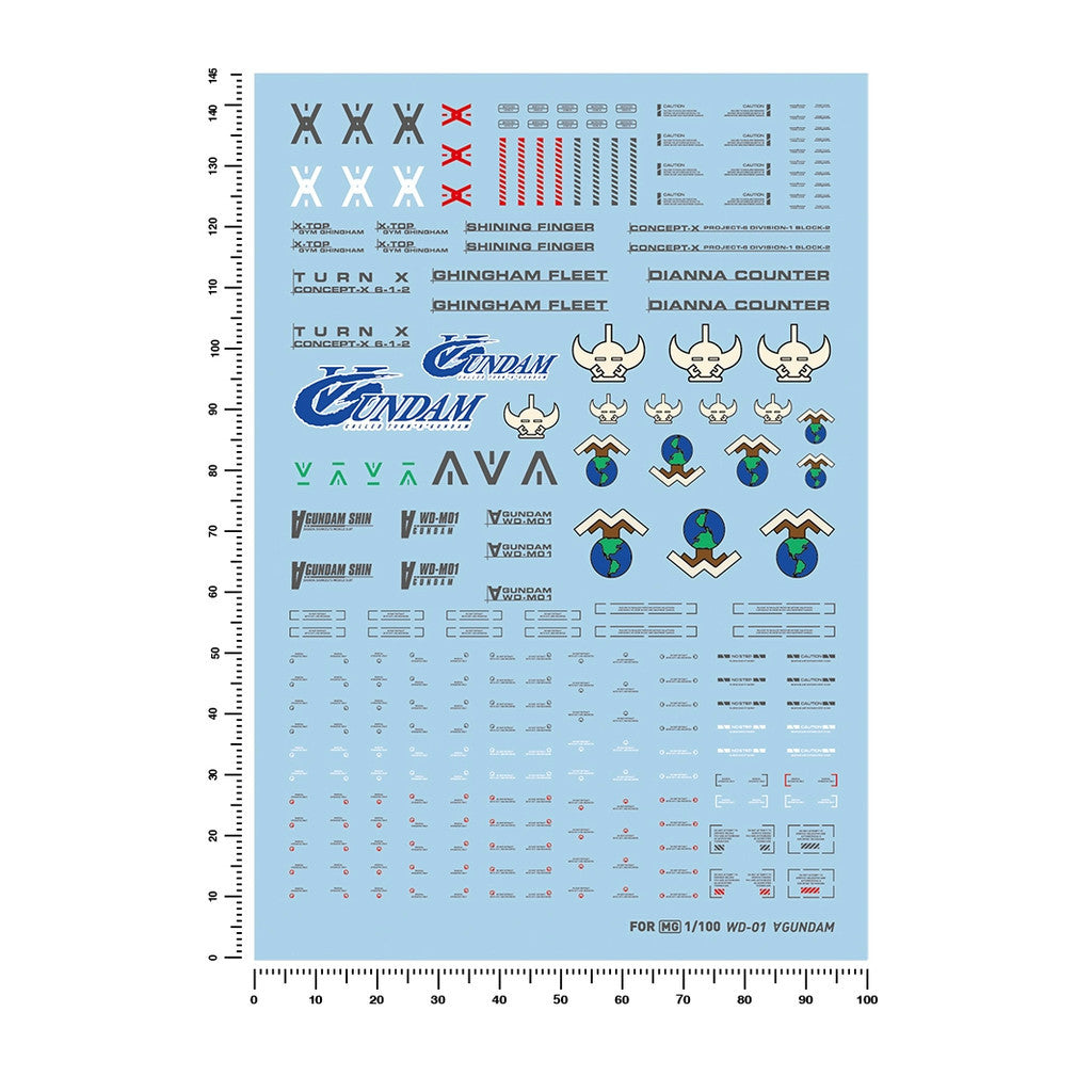 20250722 Artisan's Club MG 1/100 Turn A WD M-01 Water Slide Decal [MG064]