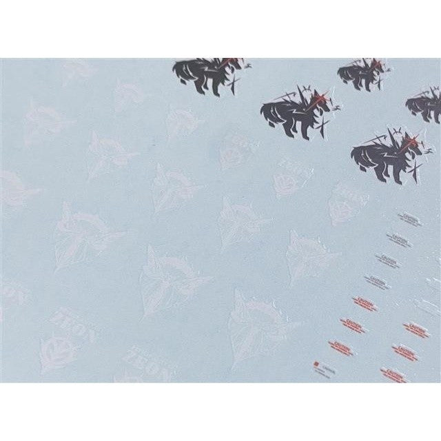 20250722 XUEYAN XY / SNOW FLAME HG 46 Black White Rider+Efreet Fluorescences Water slide decal