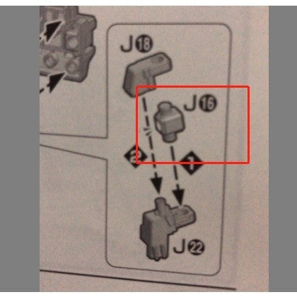 CB MG 07 butcher parts for Wing Zero EW Ver.Ka