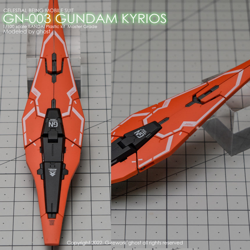 YAN FLAME MG 1/100 GN-003 Kyrios Fluo Type Water Slide Decal (YANMG007) 20250721