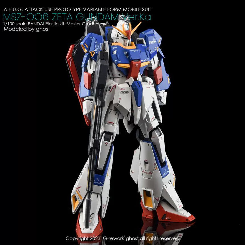 YAN FLAME GHOST MG Z  ZETA Ver.Ka 20TH Fluo Type Water Slide Decal (YANMG030) 20250721