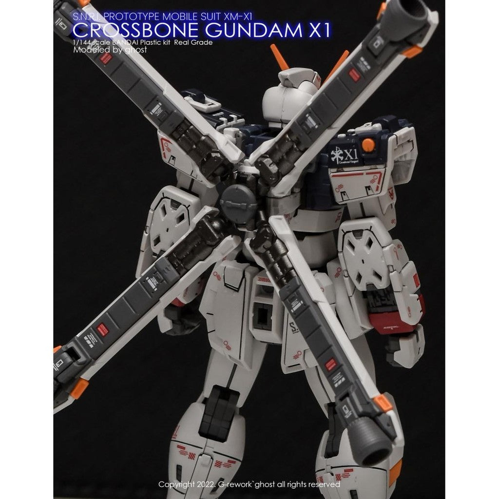 YAN FLAME Water Slide Decal GHOST RG-31 RG CROSSBONE X-1 X1 Fluo (YANRG019) 20250721