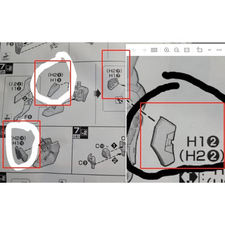 CB MG 24 butcher parts for  kyrios 28