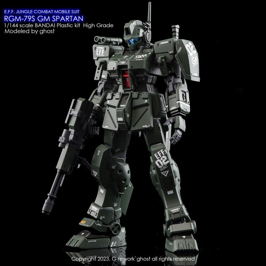 YAN FLAME Water Slide Decal GHOST PB HGUC HG 1/144 RGM-79S GM SPARTAN Fluo (YANHG026) 20250721
