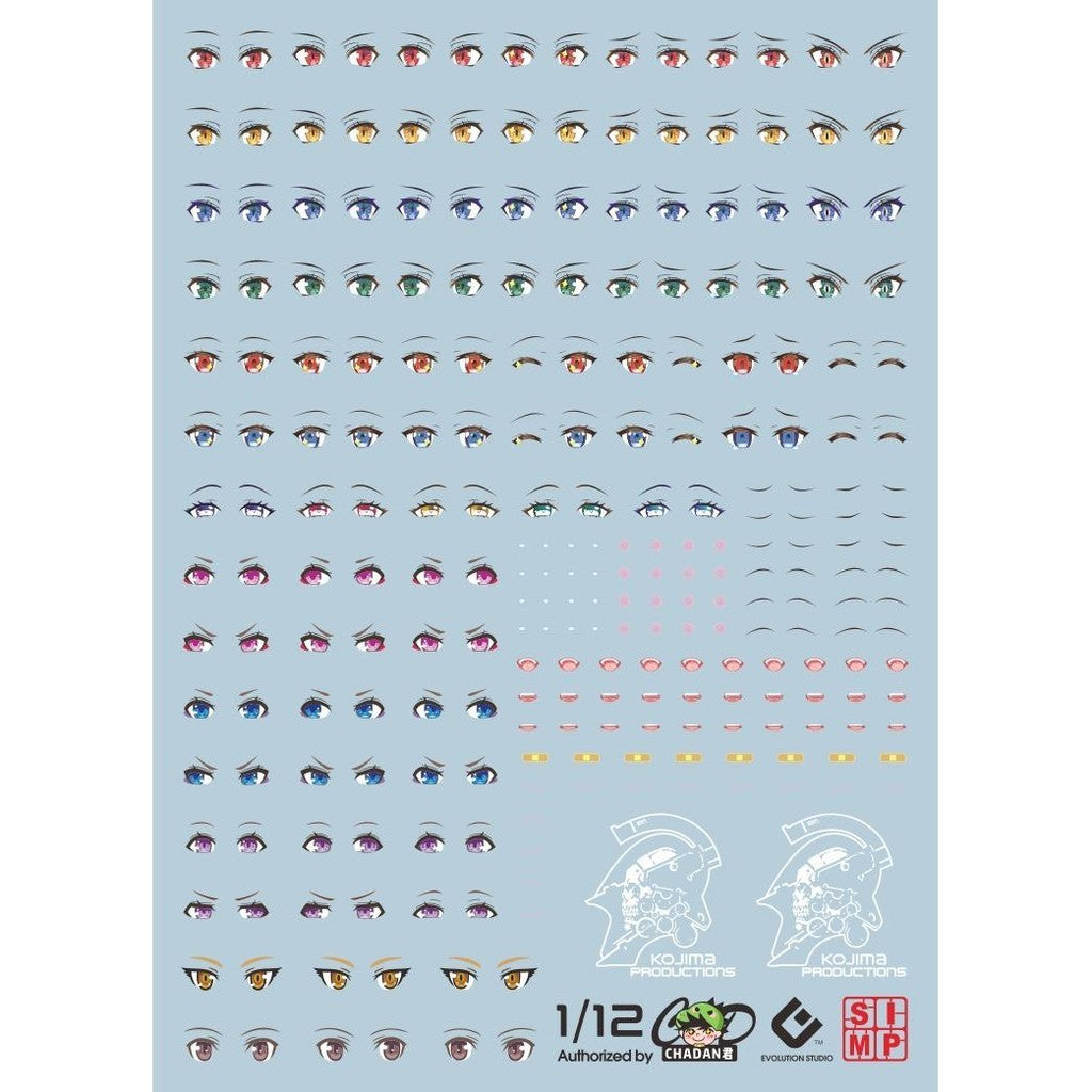 20250721 EVO FAG FRAME ARMS GIRL FACE MOUTH EYE water slide decal EVO100