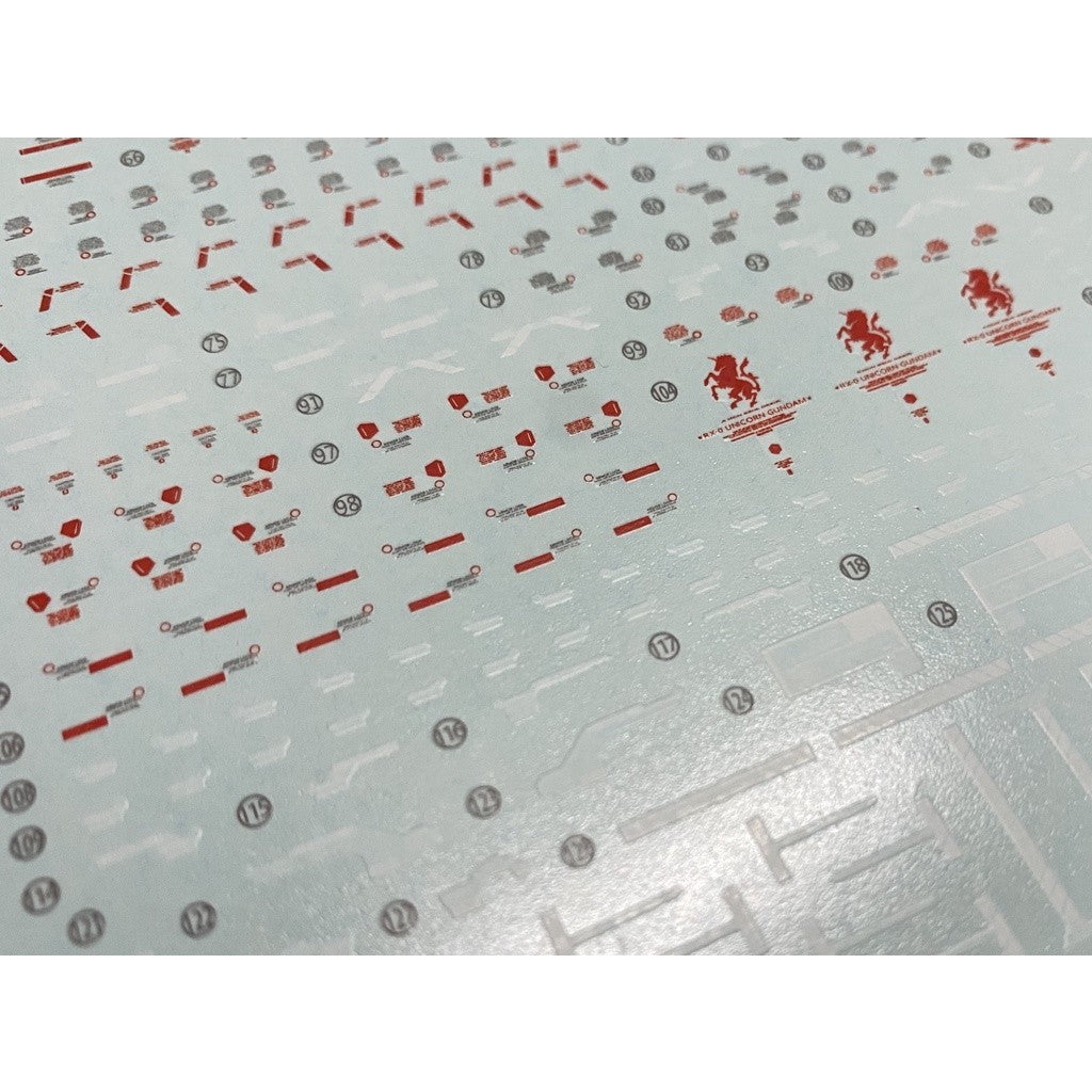 20250722 XUEYAN XY / SNOW FLAME MGEX 63 Unicorn Ver.Ka High-Accuracy Fluorescence Water slide decal