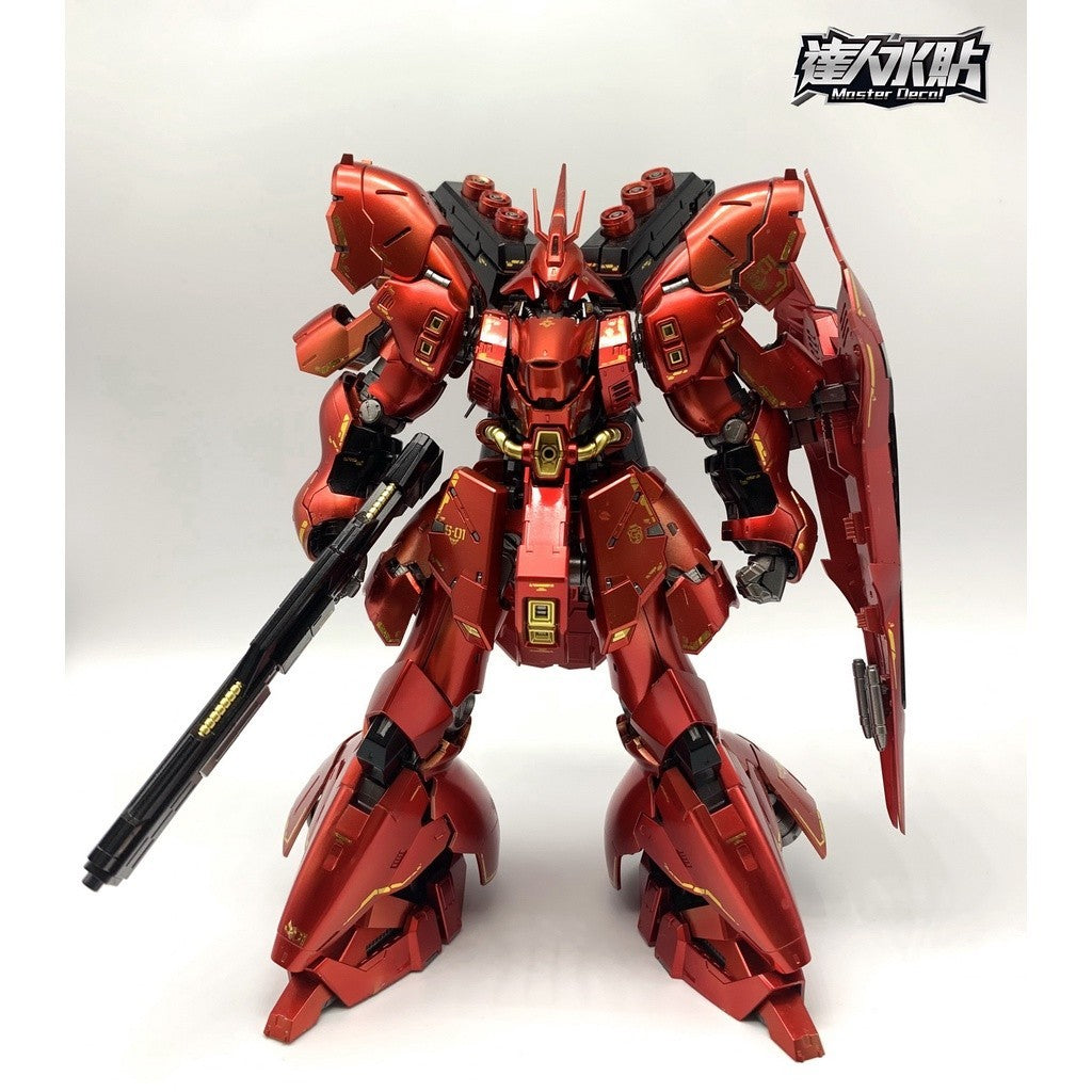 DL DALIN Water slide decal RG 1/144 MSN SAZABI Ver.Ka Gold Coating