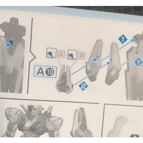 CB HG 02 1/144 butcher parts for  Aerial