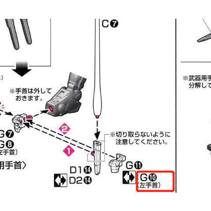 CB RG 25 butcher parts for OOR 00R raiser
