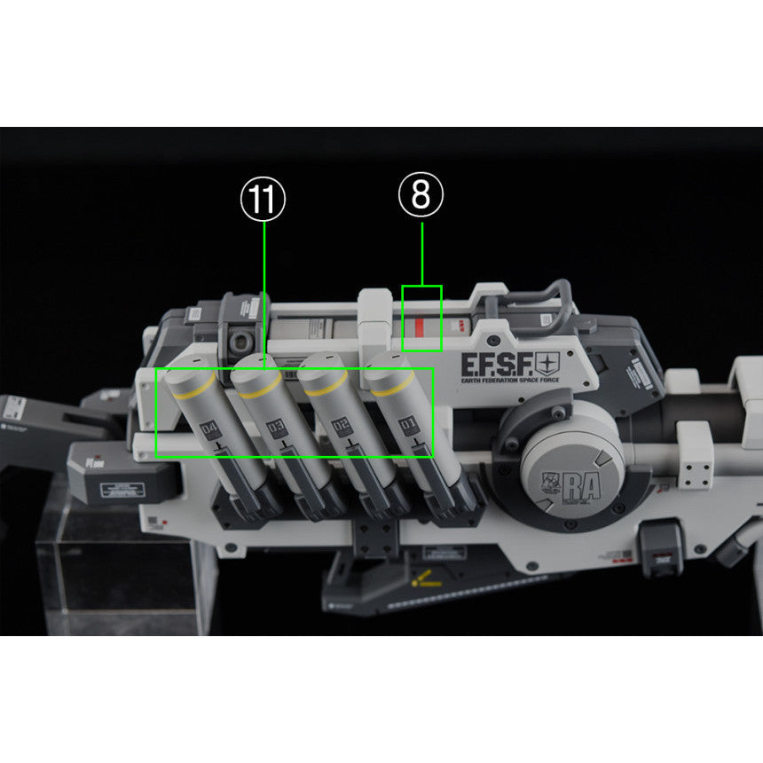 YAN FLAME Water Slide Decal GHOST RG Hi-v HYPER MEGA BAZOOKA LAUNCHER Fluo (YANRG015) 20250721