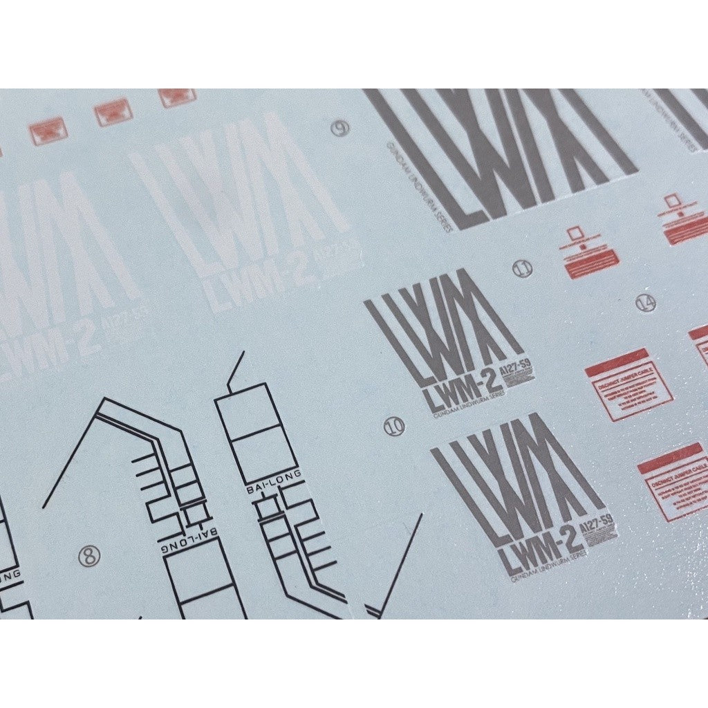 20250722 XUEYAN XY / SNOW FLAME RE 1/100 Lindwurm  PB Fluorescence Water slide decal