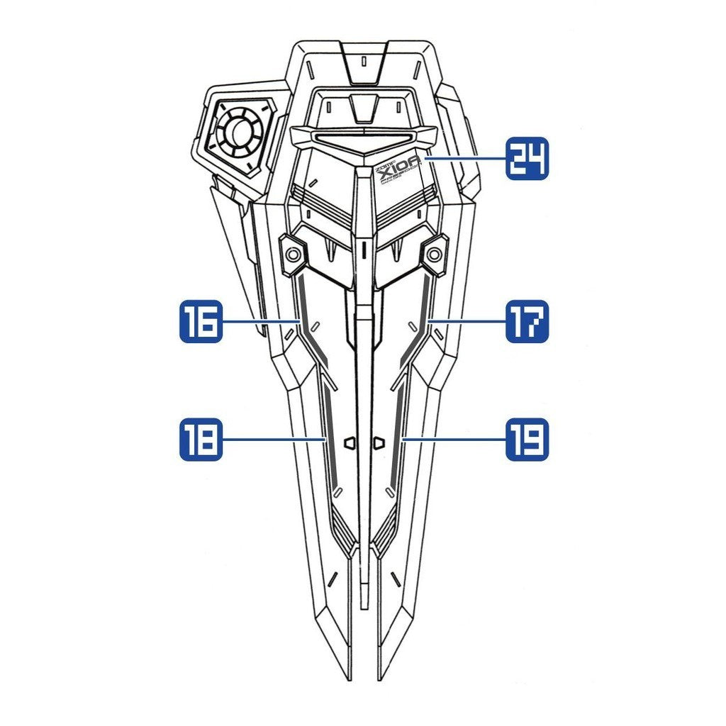 Transamsphere TRS MG 1/100 Freedom 2.0 Water Slide Decal TRSMG010