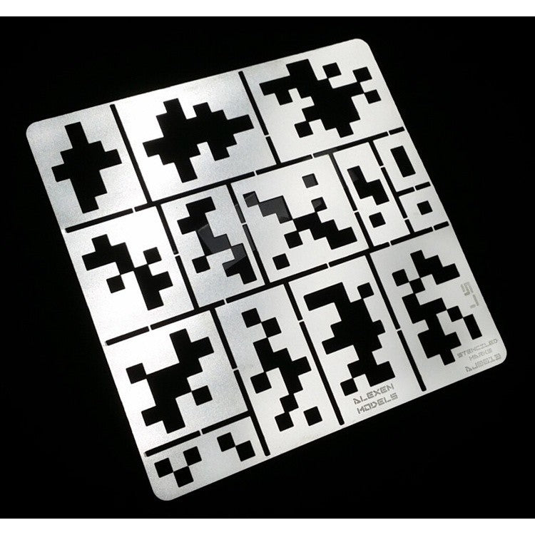 Alexen AJ0013 Model Cover Digital Camouflage Spray Cover Plate Leak Spray Plate