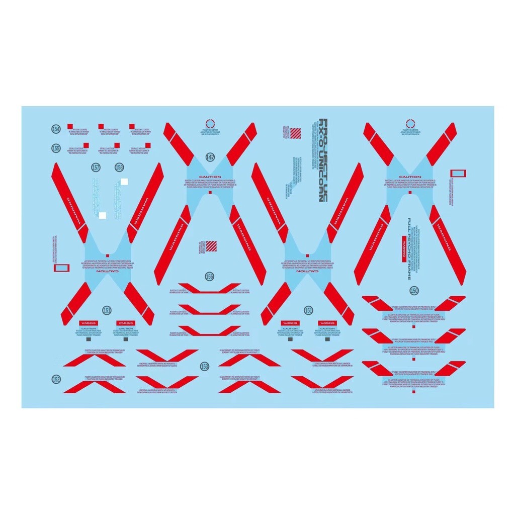 20250722 XUEYAN XY / SNOW FLAME PG 12 Perfectibility Unicorn Divine Expansion Set Fluorescence High-Accuracy Water slide decal