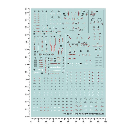 20250722 Artisan's Club RG 1/144 Astray Red Frame Water Slide Decal