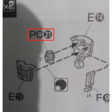 CB butcher parts for MG Duel A.S. Assault Shroud