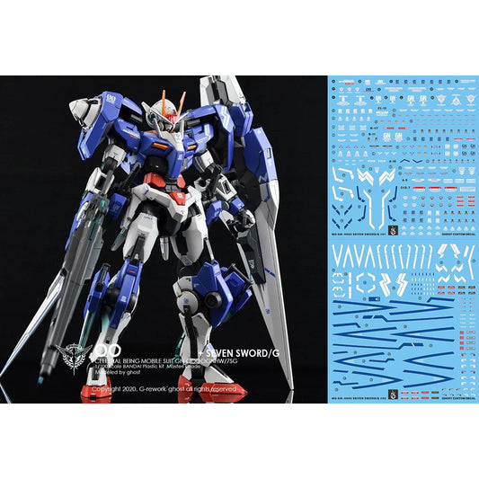 YAN FLAME Water Slide Decal GHOST MG 1/100 00R Seven Swor d 00 Fluo Type (YANMG009) 20250721