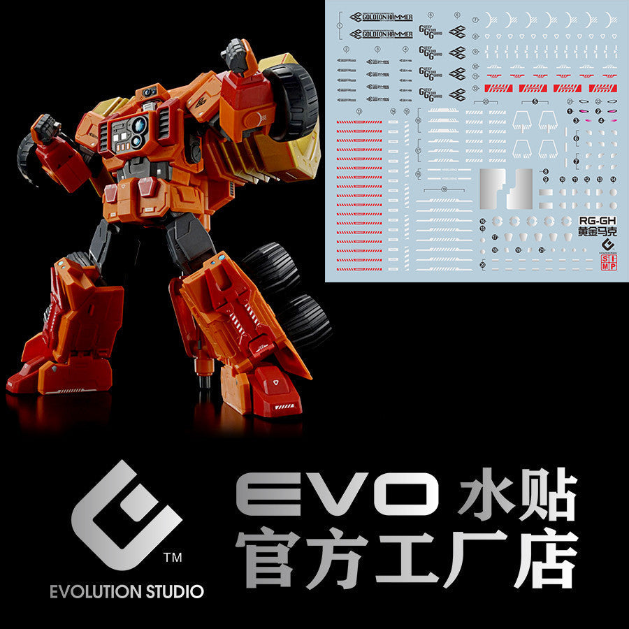 20250721 EVO RG Gaogaigar GGG fluo water slide decal EVORG001 EVORG002