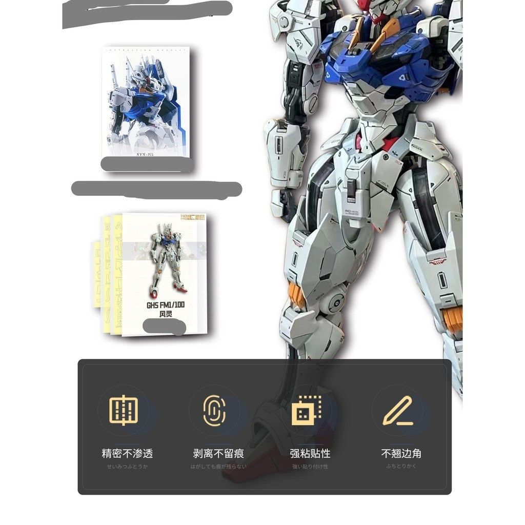 20250722 NewC Pre-cut masking tape  GHS FM 1/100 Aerial GK (Not include kits and GK parts)