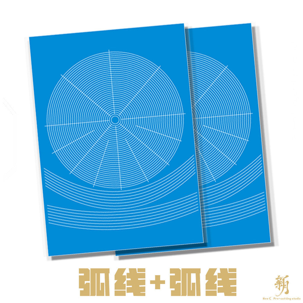 20250722 NewC Pre-cut masking tape  Marking tape with marking auxiliary arc hard edge tape (No kits, no GK parts)