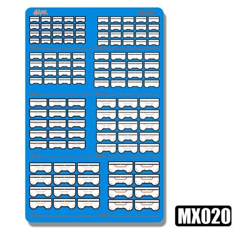 MOSHI M.S. MX019-MX024  Military Model Etching Detail Parts