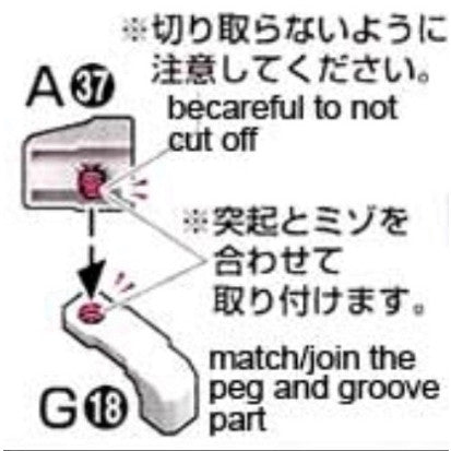 CB butcher parts for RG 21 00Q  A37 B6 C8 D2 H4 G22 E17