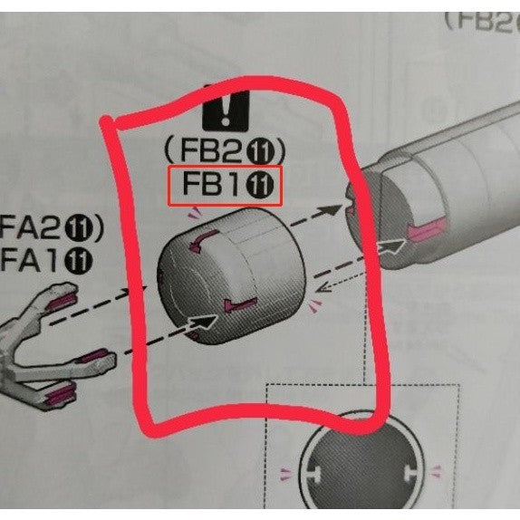 CB RG 02 butcher parts for  FA Full Armor unicorn