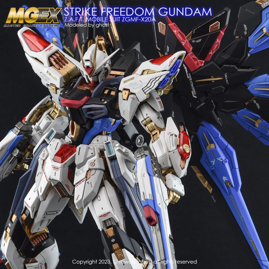YAN FLAME GHOST MGEX Strike Freedom Water Slide Decal Fluo Type (YANMG035) 20250721