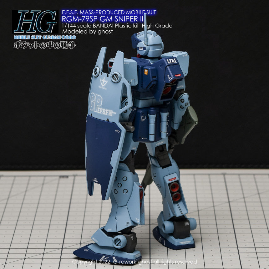 YAN FLAME Water Slide Decal GHOST HG HGUC RGM-79SC SINPE R GM  Fluo (YANHG031) 20250721