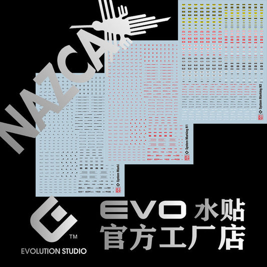 20250721 EVO SYSTEM MARKING NACZA water slide decal EVO100