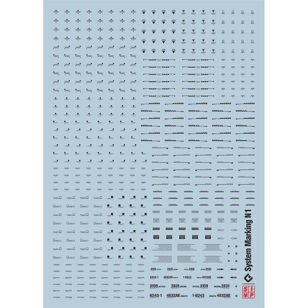 20250721 EVO SYSTEM MARKING NACZA water slide decal EVO100