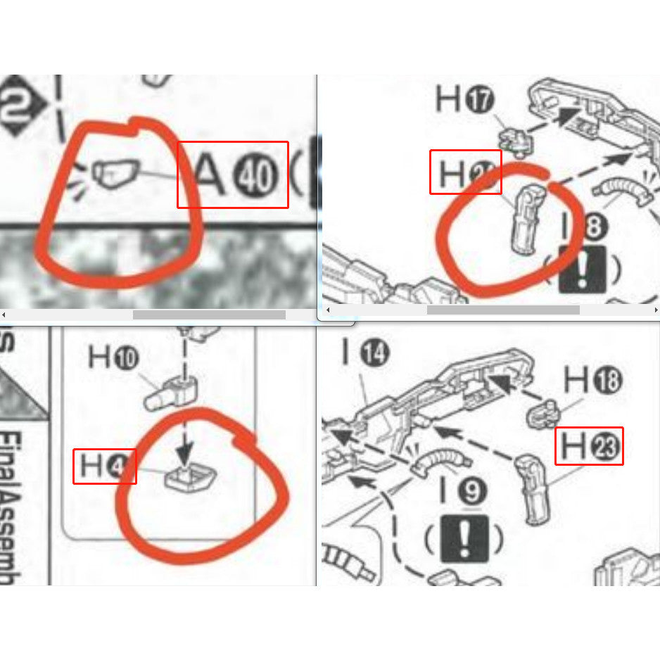 CB butcher parts for MG 1/100 Wing Zero Custom