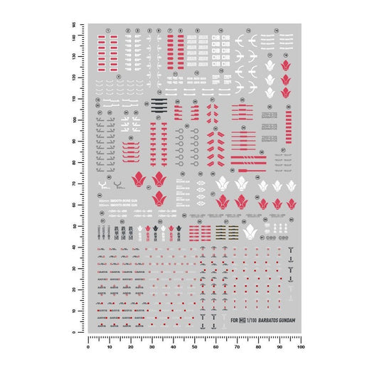 20250722 Artisan's Club MG 1/100 Barbatos Water Slide Decal