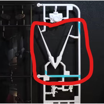 CB MG 29 butcher parts for  ASTRAY Turn RED FRAME