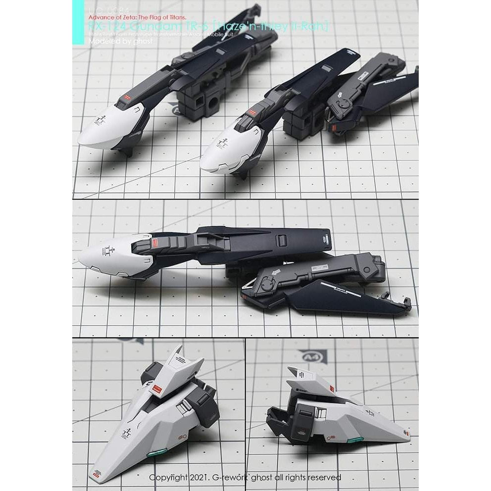 YAN FLAME Water Slide Decal GHOST HG 1/144 HGUC RX-124 TR-6 haze'n thley 2 rah Fluo Type (YANHG049) 20250721