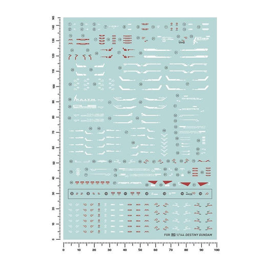 20250722 Artisan's Club RG 1/144 Destiny Water Slide Decal
