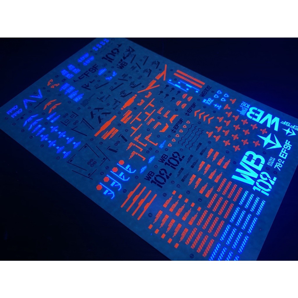 20250722 XUEYAN XY / SNOW FLAME PGU-X01 PG RX-78-2  RX-78    2.0 Fluorescence Water slide decal