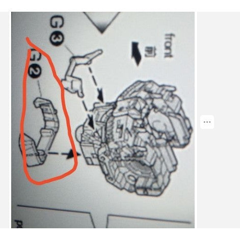 CB MG 15 butcher parts for Nu ver.kaPart