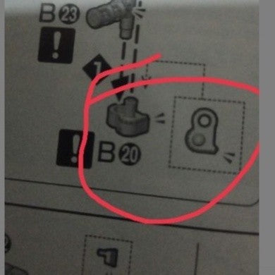 CB butcher spare parts for  MG 1/100 Virtue