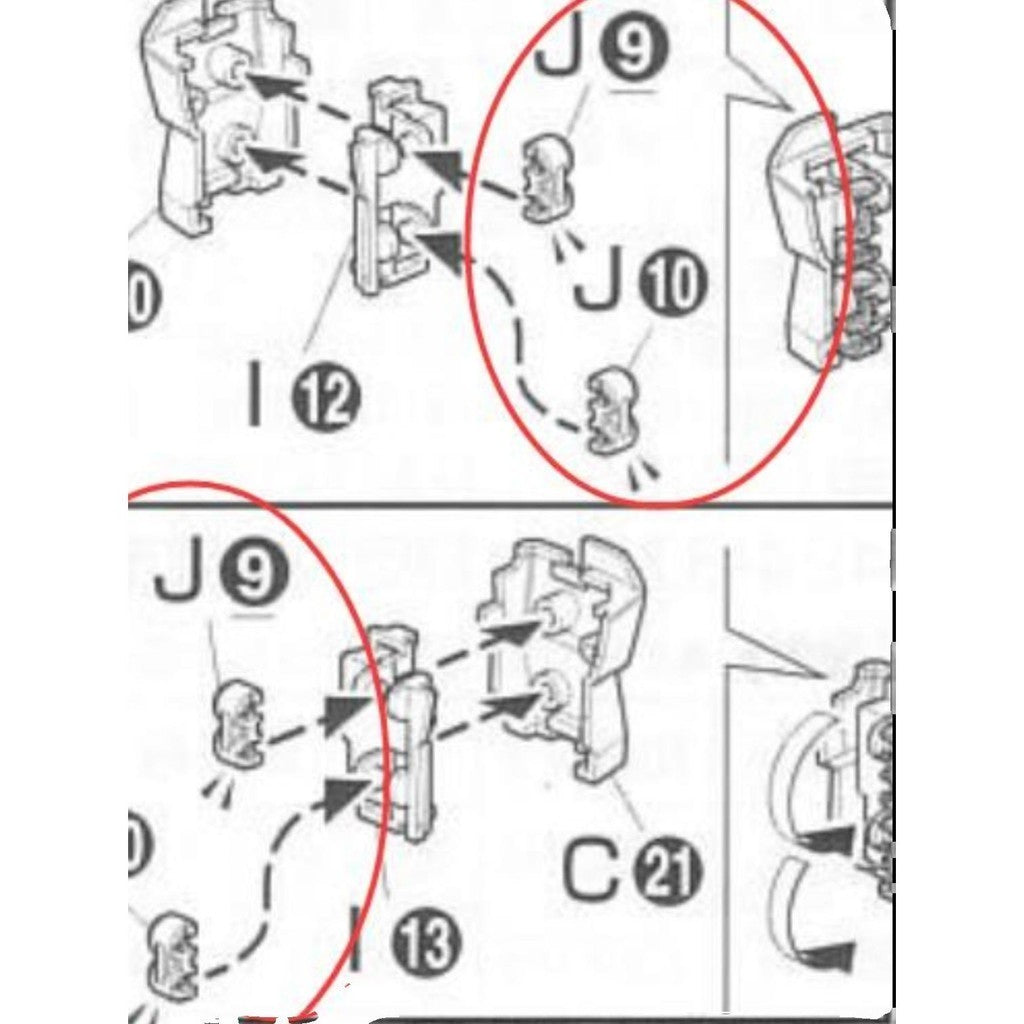CA MG Z ZETA 2.0 Waist J9 J10 metal Replacement spare parts 20250717