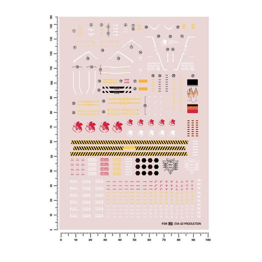 20250722 Artisan's Club RG 1/144 EVA Unit-02 EVA02 Water Slide Decal