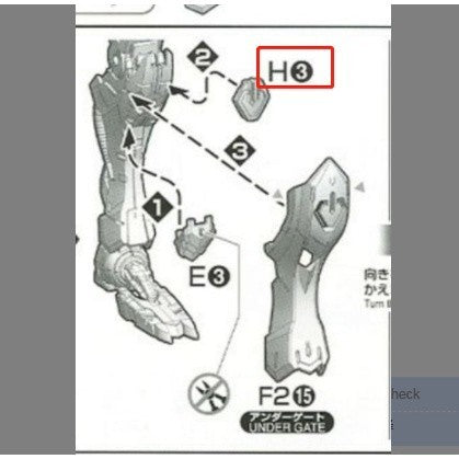 CB butcher parts for MG BARBATES