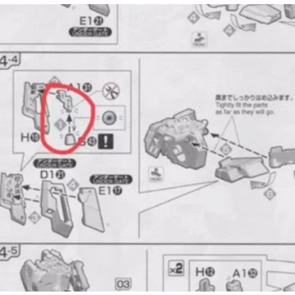 CB RG 02 butcher parts for  FA Full Armor unicorn