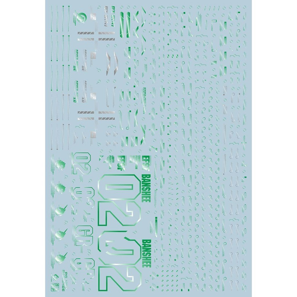 20250721 EVO PG 1/60 BANSHEE GREEN water slide decal EVOPG018